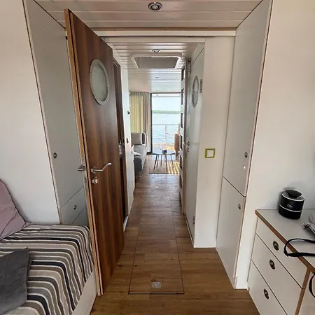 Botel Wohlfühlboot Hausboot - Festlieger In Der Marina Zaue Am - Incl Stand Up Board