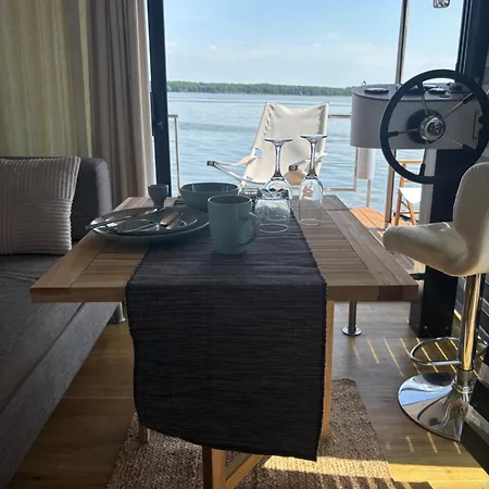 Botel Wohlfühlboot Hausboot - Festlieger In Der Marina Zaue Am - Incl Stand Up Board