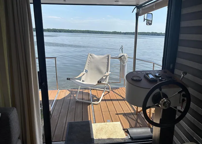 Bådhotel Wohlfuehlboot Hausboot - Festlieger In Der Marina Zaue Am - Incl Stand Up Board *