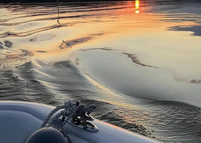 Bådhotel Wohlfuehlboot Hausboot - Festlieger In Der Marina Zaue Am - Incl Stand Up Board Schwielochsee